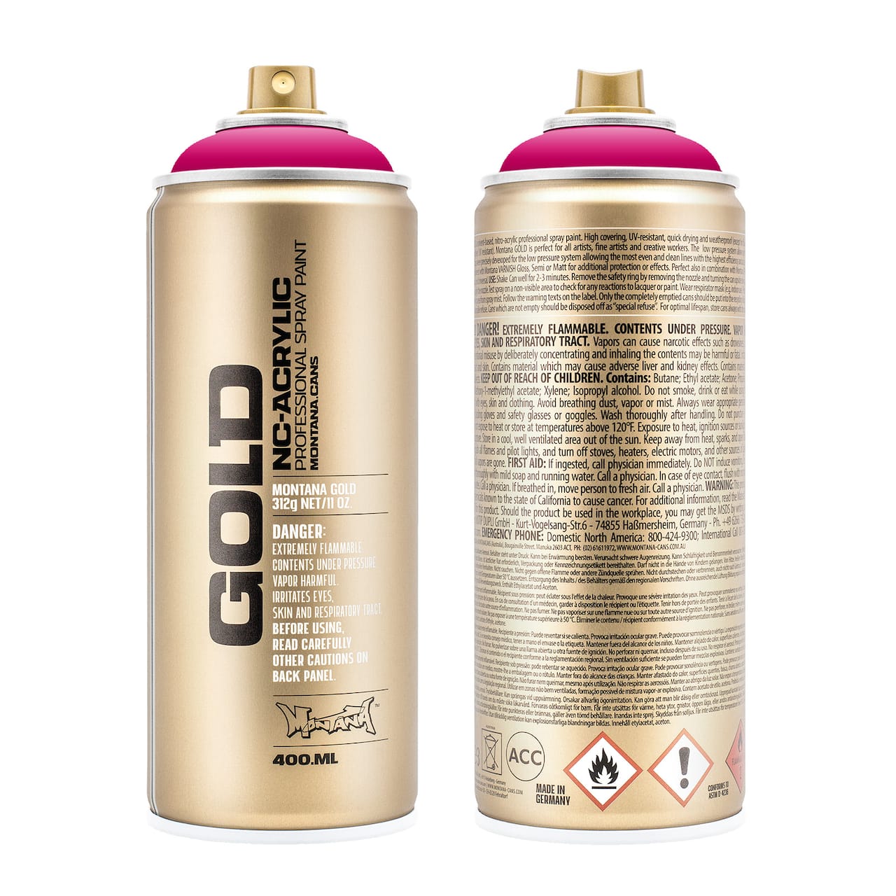 Montana&#x2122; Cans GOLD Process Color Spray Paint, 400mL